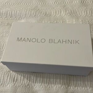 Manolo Blahnik shoe box and dust bag